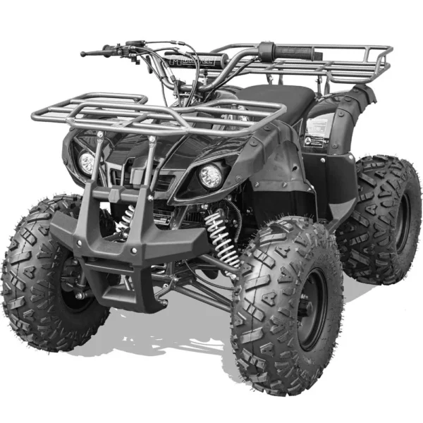 Mototec Bull 125cc 4-stroke Kids Gas Atv Black For Sale - Image 6