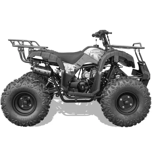 Mototec Bull 125cc 4-stroke Kids Gas Atv Black For Sale - Image 5
