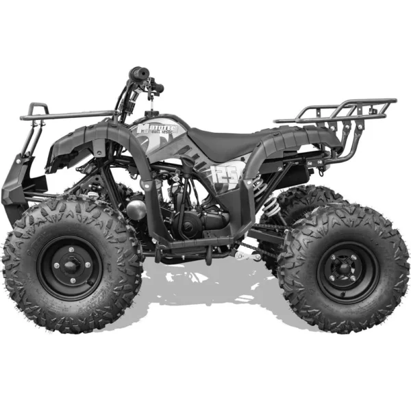 Mototec Bull 125cc 4-stroke Kids Gas Atv Black For Sale - Image 3