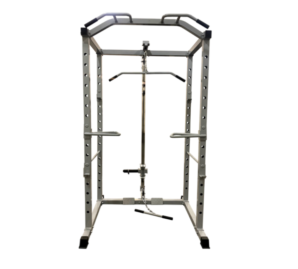 New Pro Power Cage with Rack, Pull Up Bar, J-Hooks and Dip Bars For Sale