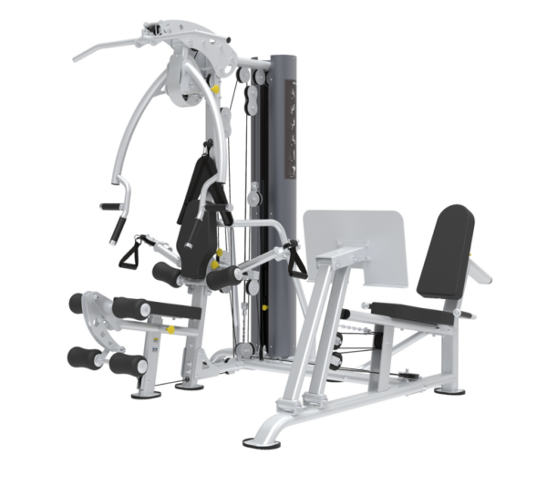 XPT Commercial Multi-Station Gym with Dual Adjustable Pulley and Leg Press (New 2024) For Sale